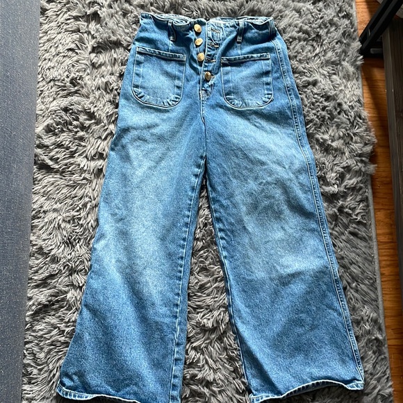 zara wide leg jeans - Picture 3 of 5